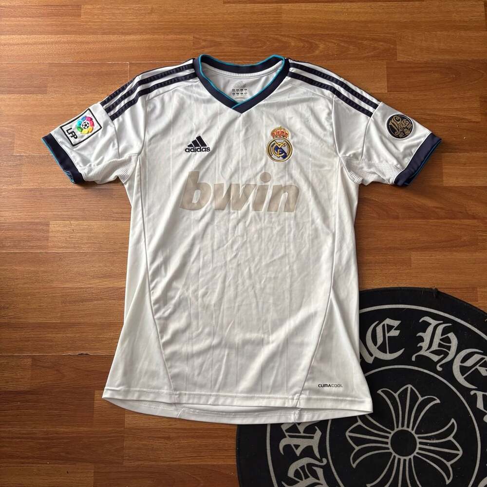 Adidas 2012-2013 Real Madrid Home Jersey 110 Years Soccer Shirt Youth XL